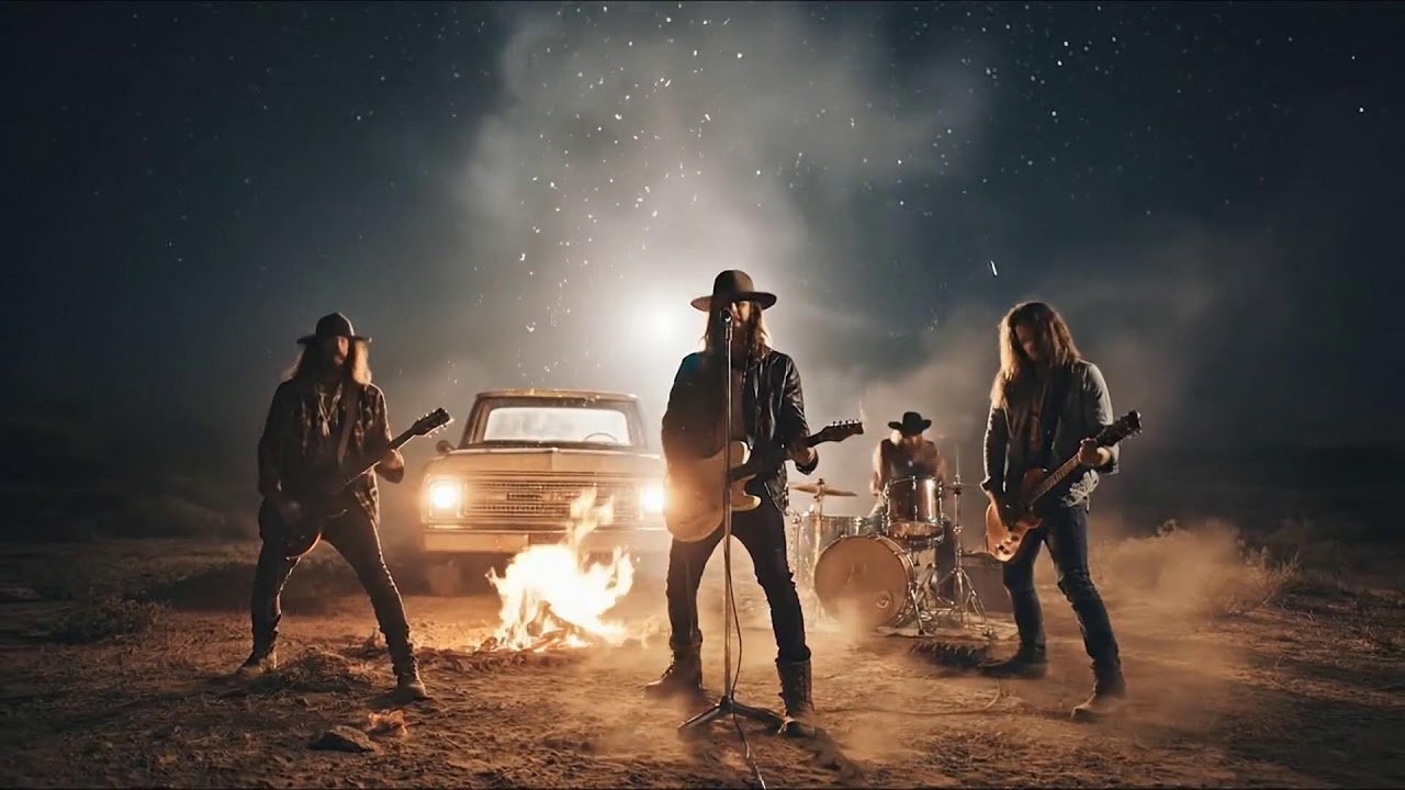 Outlaw Rock Mix 🎸 Wild Highway Ride | Inspired by Johnny Cash
