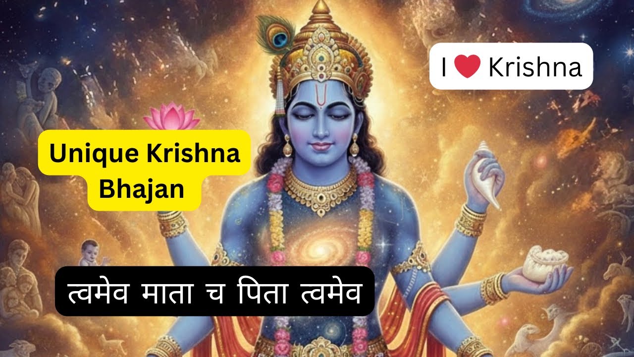 Extremely touching Krishna Bhajan: मैं भूला था मैं भटका था - तुमही माता च पिता त्वमेव