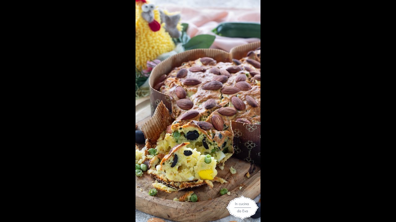 Colomba salata vegetariana, senza lievitazione, facile e veloce da preparare