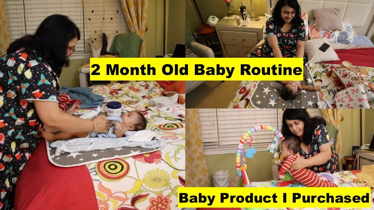 2 MONTH OLD Baby ROUTINE (REAL FULL DAY) | NEW BORN  Baby Essentials | Simple Living Wise Thinking