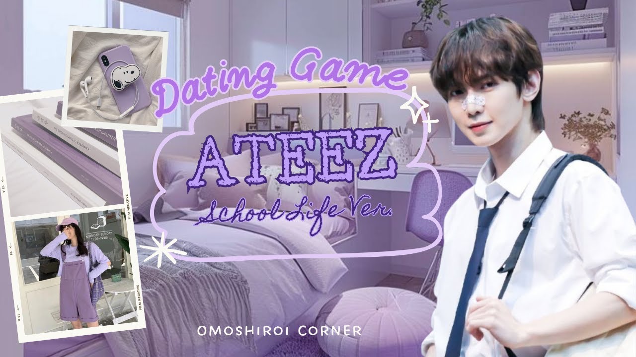 ATEEZ Dating Game | School Life Ver. | OmoShiroi Corner | Kpop Dating Game