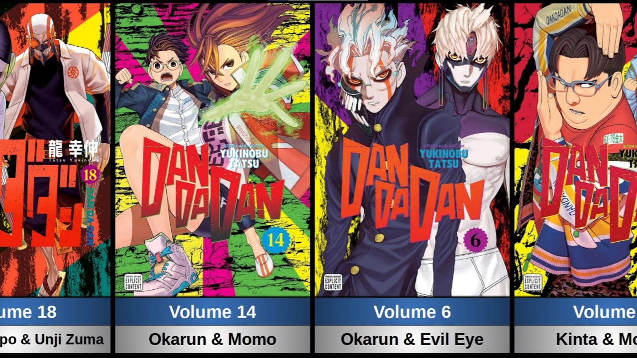 ALL MANGA VOLUME COVER IN DANDADAN