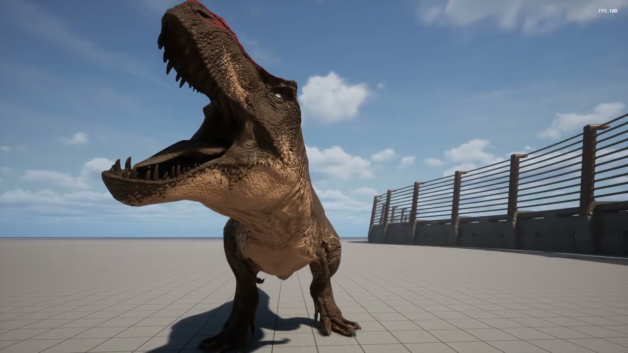Experimenting With Evrima In Unreal Engine 5 | Tyrannosaurus Test #6 (Updated Model)