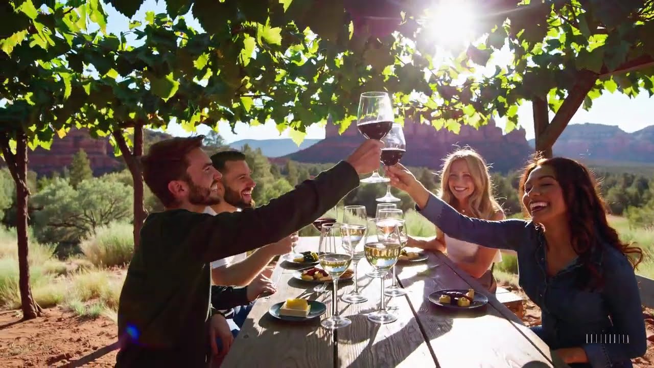 Celebrating with Sedona Wine and Vortex Tours