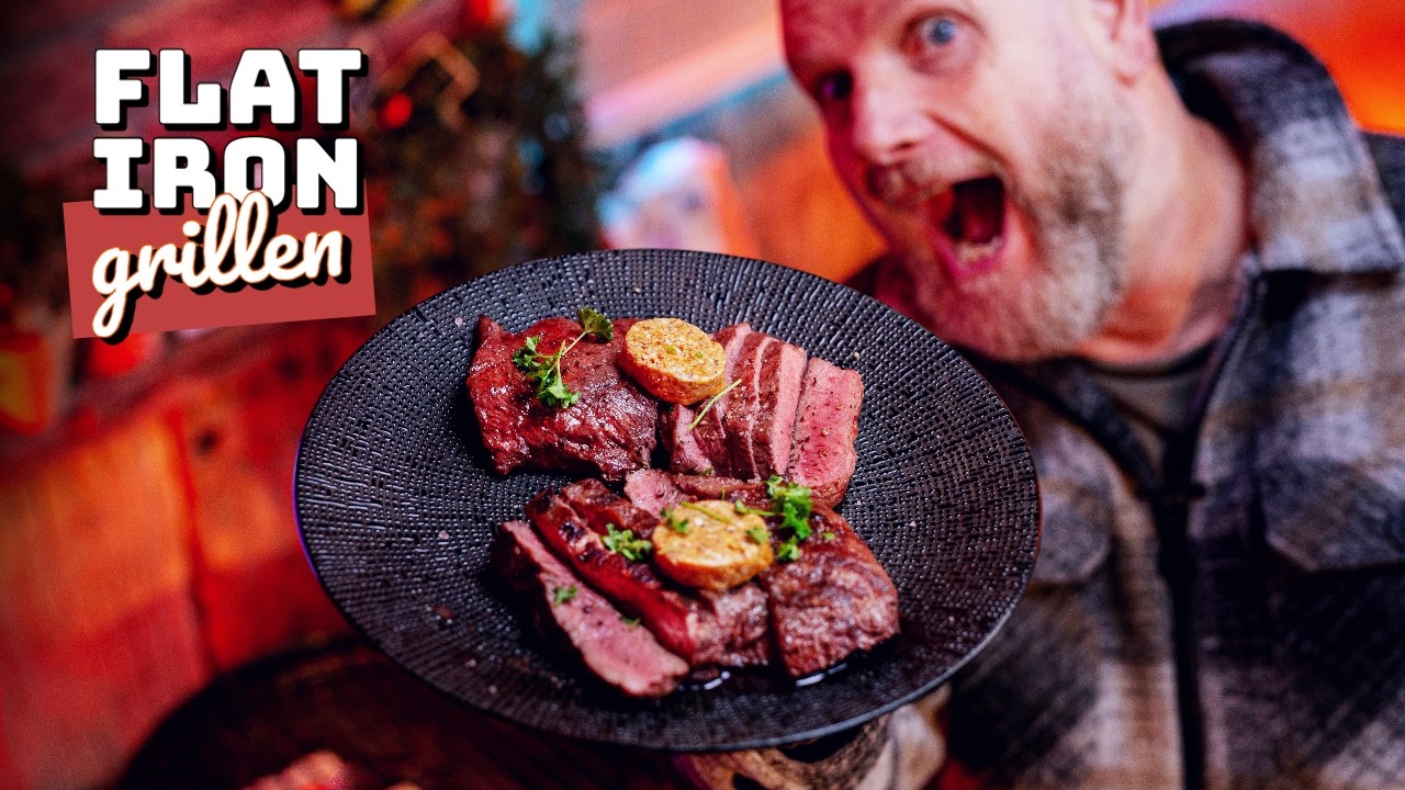 Hoe gril je FLAT IRON (sukade) steak op de BBQ?
