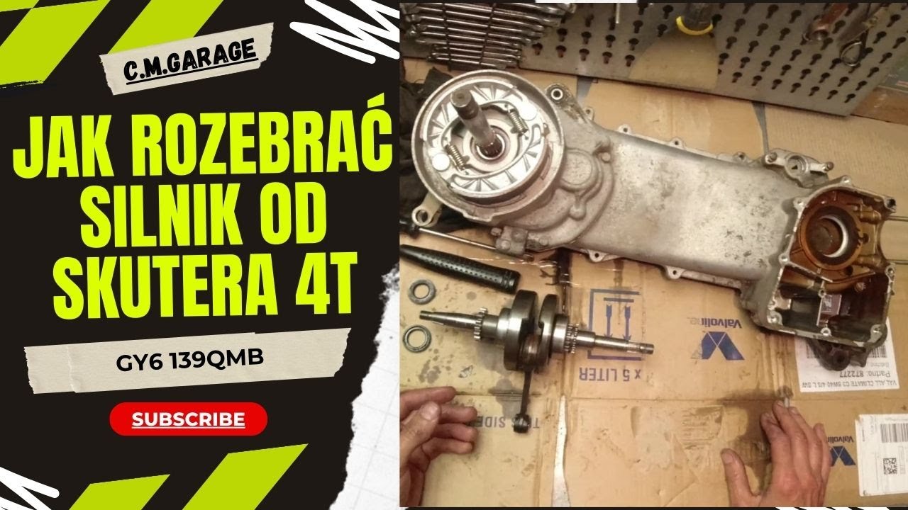 Jak Rozebrać Silnik Skutera 4t GY6 139QMB