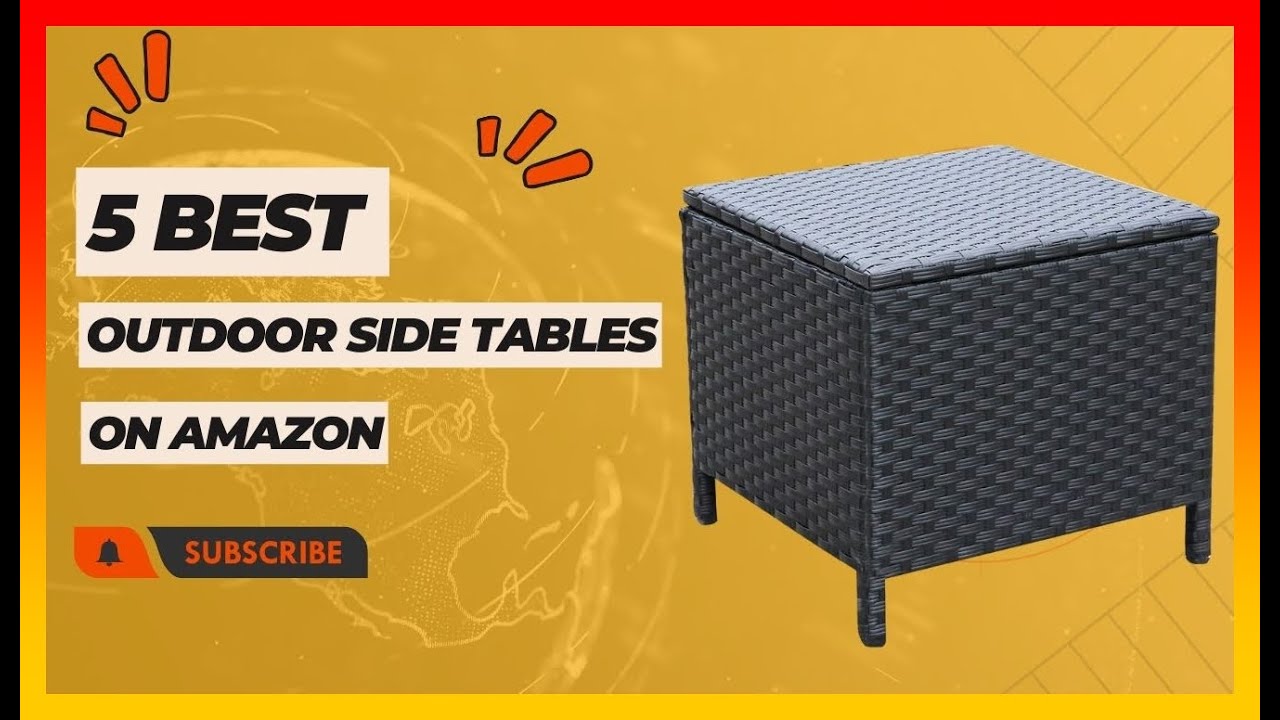 ✅ Best Outdoor Side Tables on Amazon ➡️ Top 5 Tested & Buying Guide