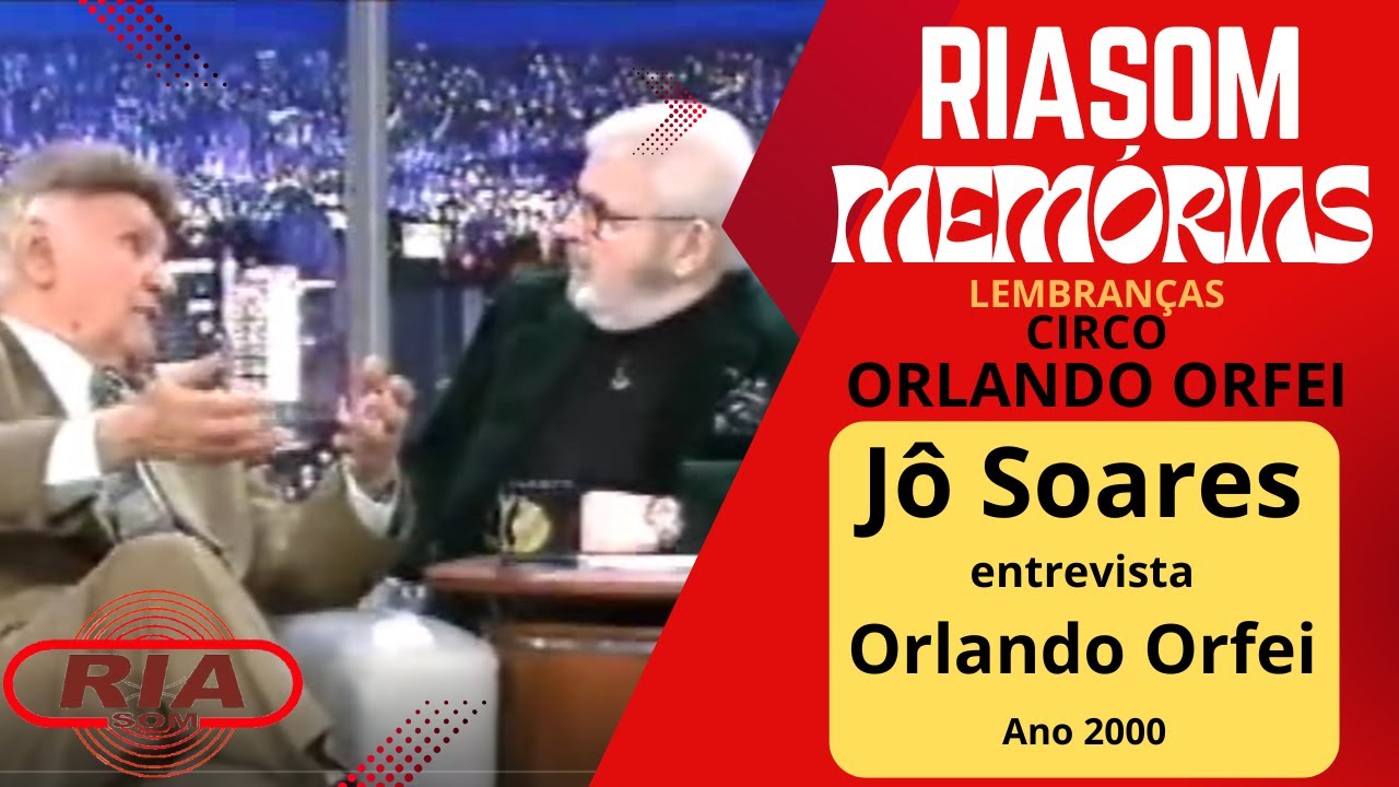 Jô Soares entrevista Orlando Orfei - Ano 2000