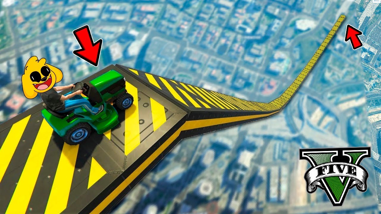 PARKOUR de CORTACÉSPED 😂 CARRERAS de GTA V ONLINE 🔴EN DIRECTO