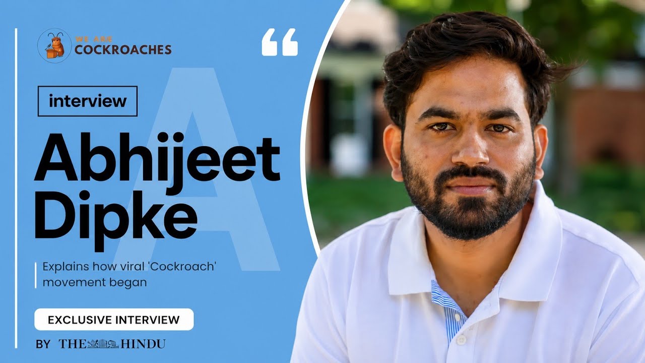 How Abhijeet Dipke response on CJI comment 'Youth are like Cockroaches' ?