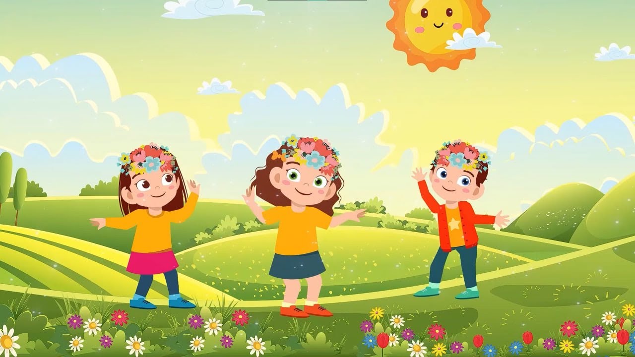 Colaj cântece pentru copii - Încântătoarea Primăvară e aici