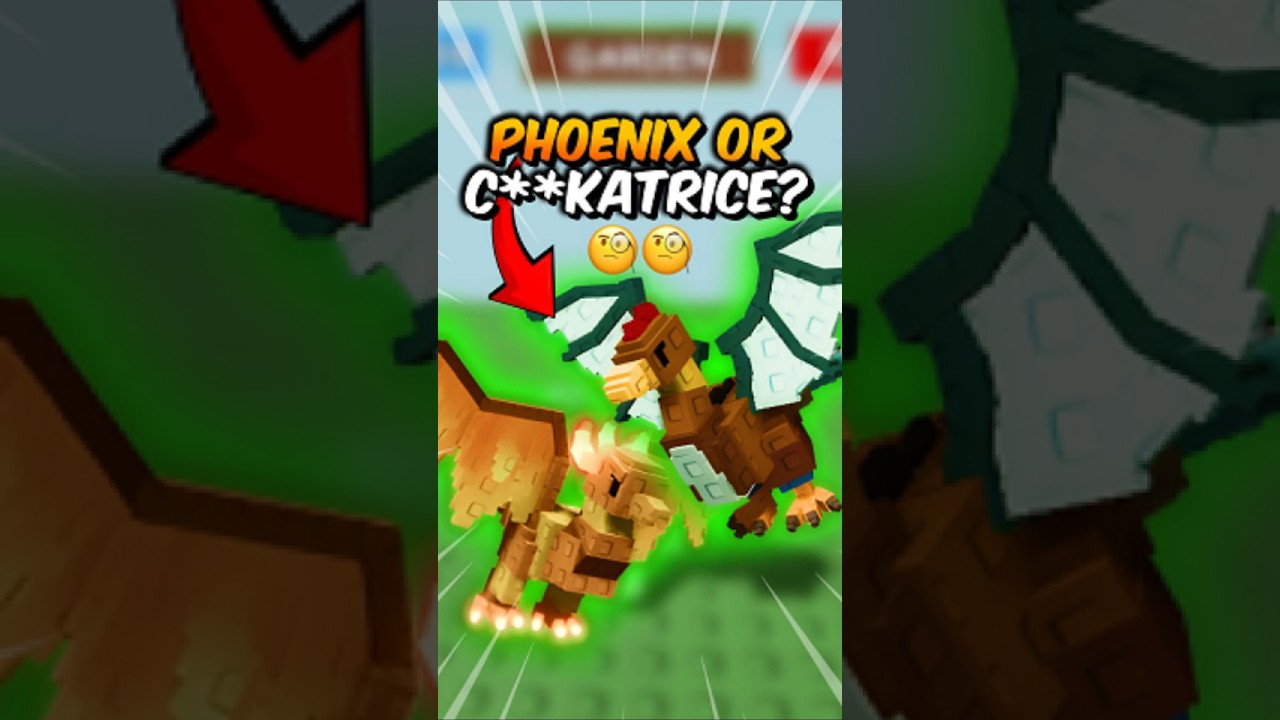 Phoenix Or C**ckatrice? | Grow A Garden
