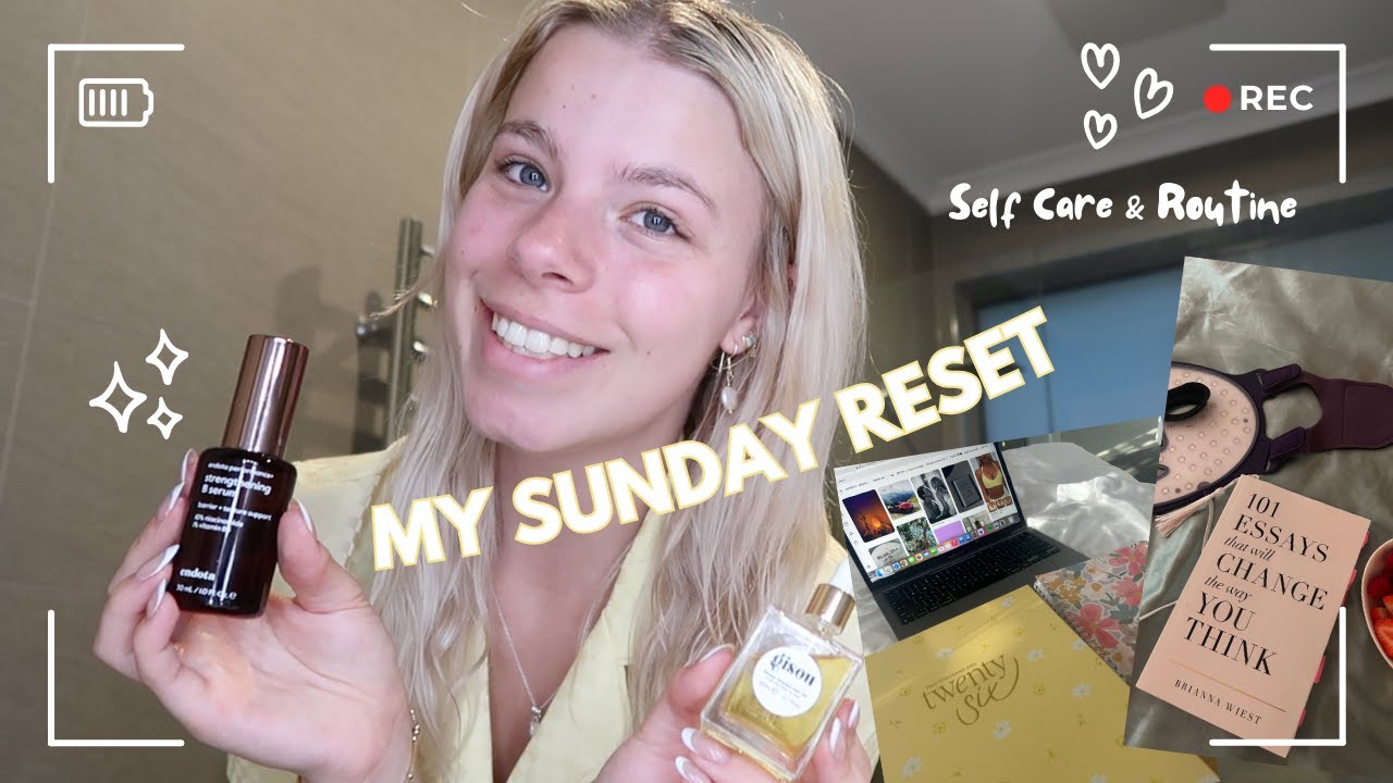 Sunday Reset Routine for 2026 !! self-care, being productive & prep 🫧🧖🏼‍♀️