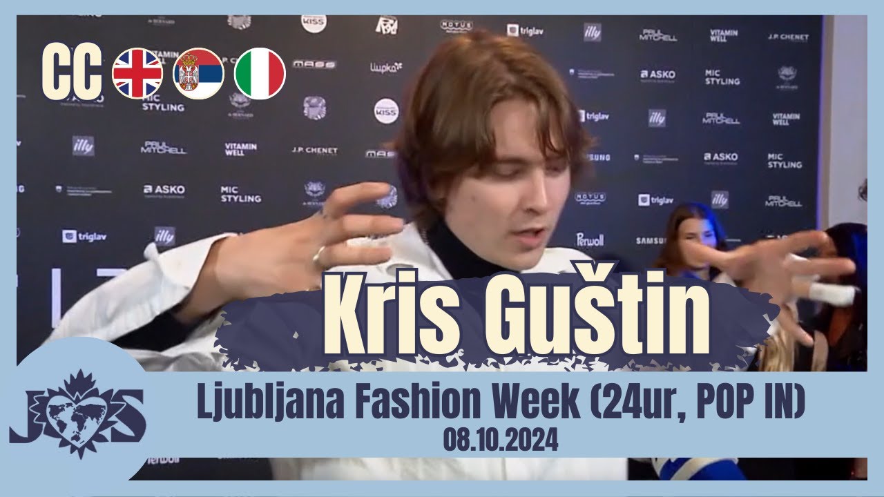 [ENG SUB] Kris Gu&scaron;tin at Ljubljana Fashion Week (08.10.2024)