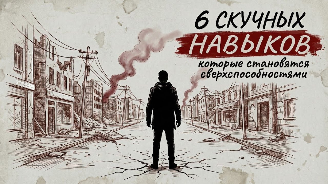 6 «СКУЧНЫХ» привычек, которые спасут тебе жизнь в мёртвом городе