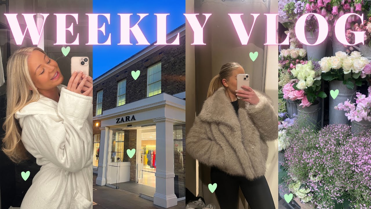 LONDON DAYS♡ | FIRST VLOG OF 2024!!! | WORKOUTS, HAULS & FLAT TYRE | WEEKLY VLOG 1 | CHLOEWHITTHREAD