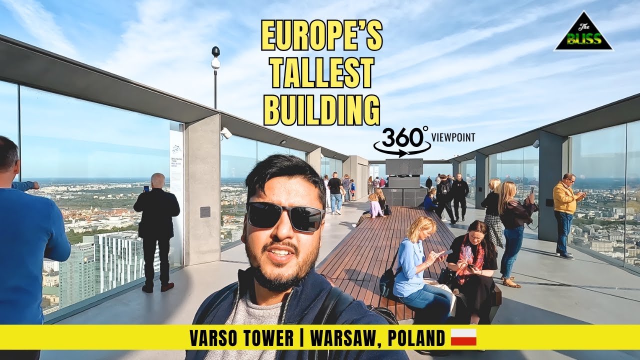 Europe’s Tallest Building in Warsaw 🇵🇱 | Varso Tower Vlog | Stunning View from the Top!