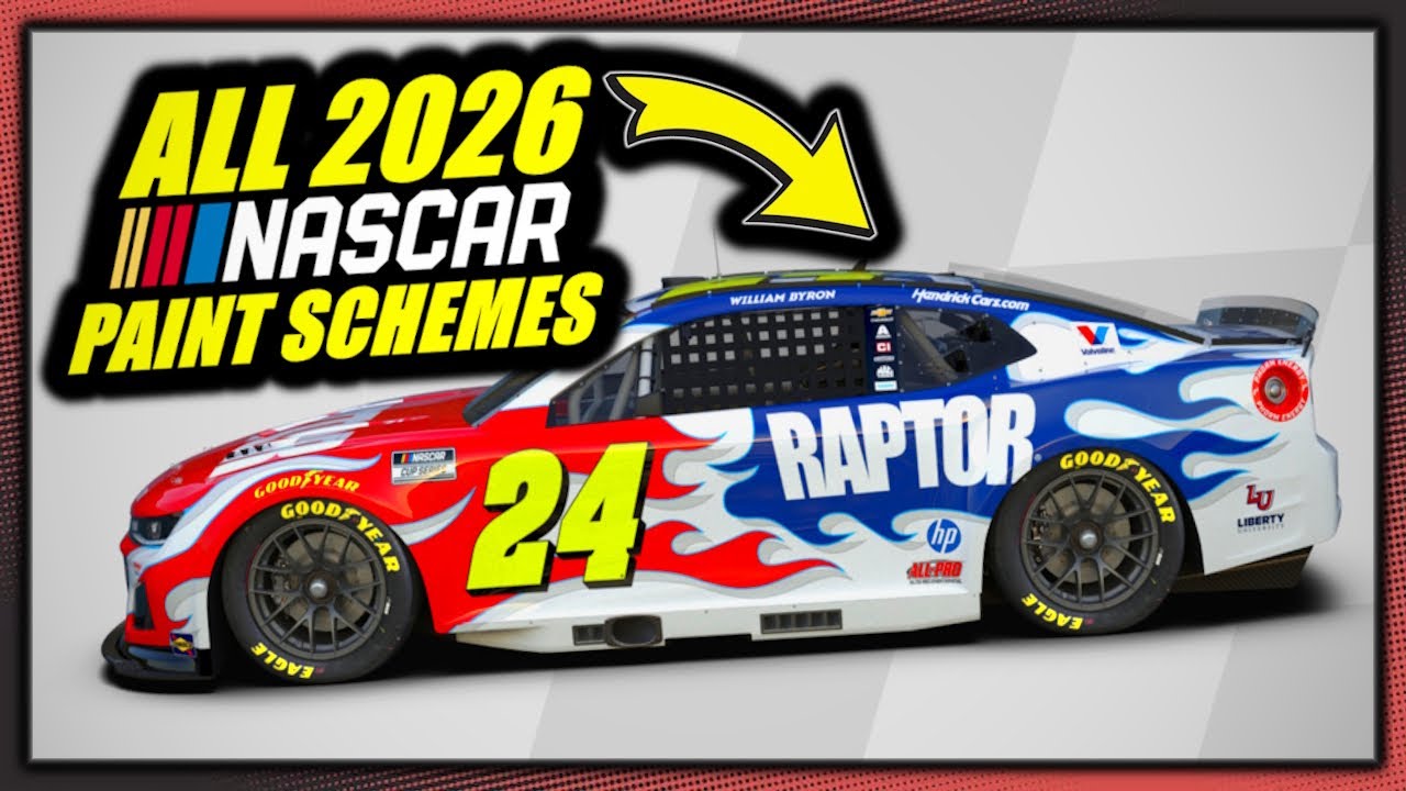 ВСЕ СХЕМЫ РАСКРАСКИ АВТОМОБИЛЕЙ NASCAR 2026 ГОДА! | ЧАСТЬ 4