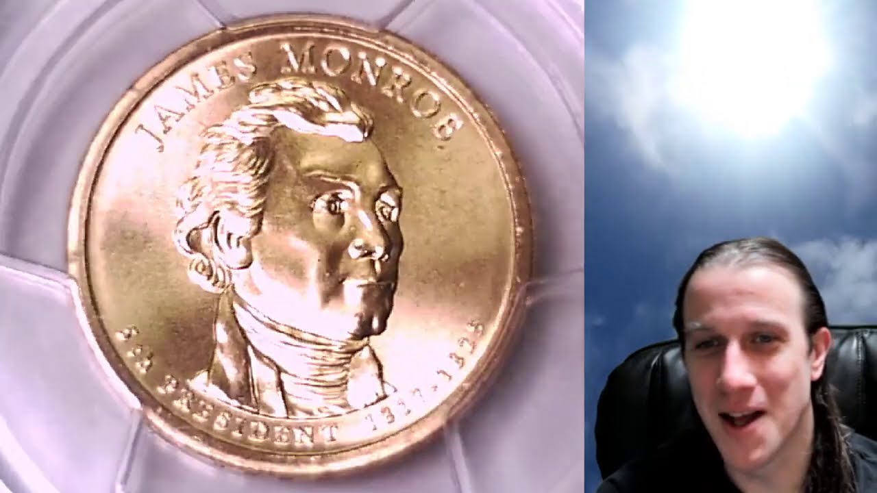Selling my 2008 P James Monroe Dollar PCGS MS 68 Position B Satin Finish 13594631