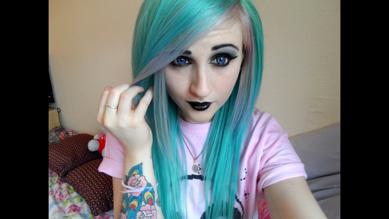 Pastel Goth Inspired Makeup & Hair