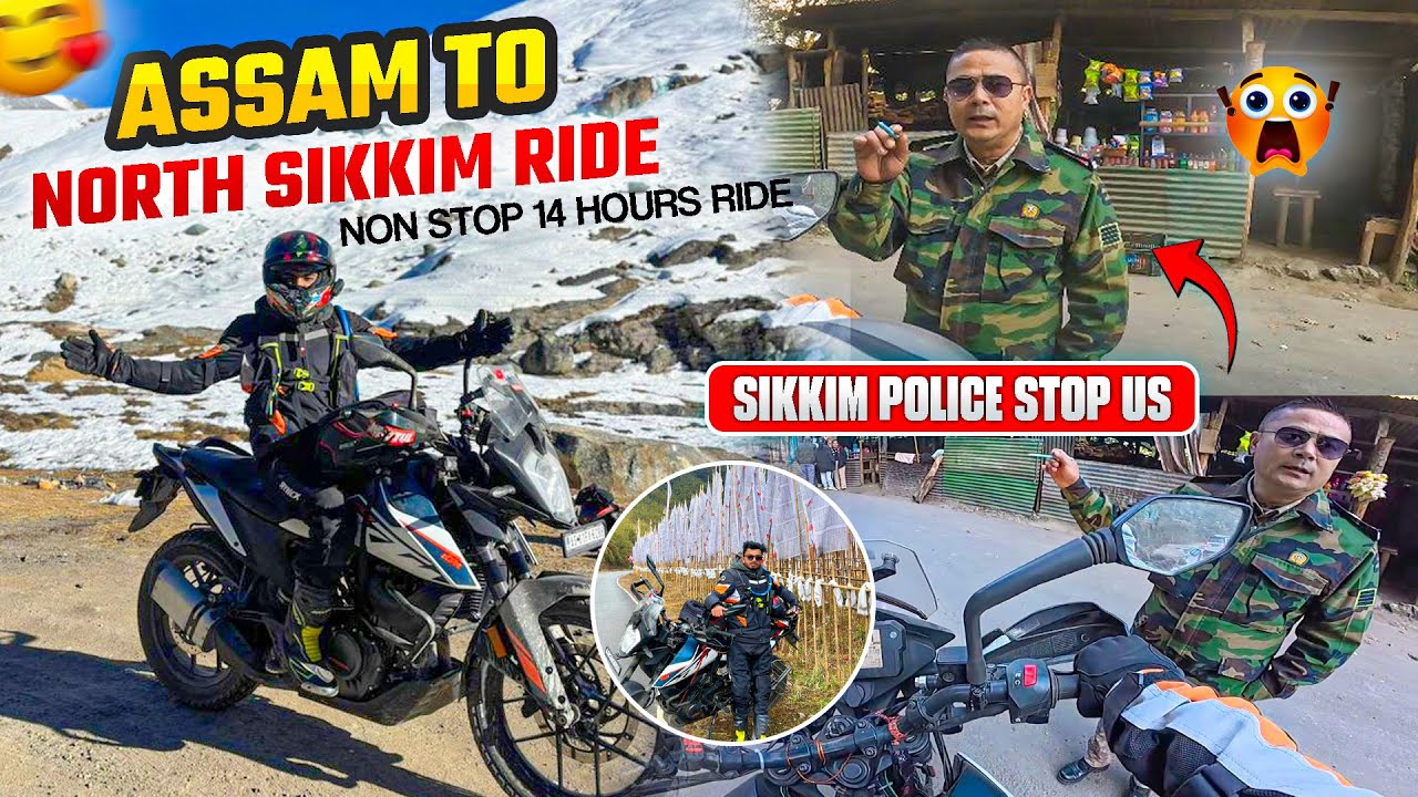 Assam to North sikkim non stop Silkim police stop us 💔🥲 #viralvideo #newyear #Sikkim