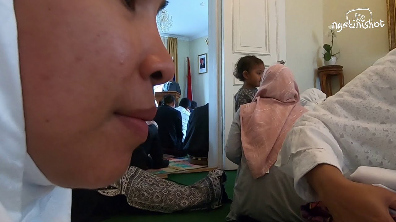 SHOLAT IDUL FITRI DI WISMA DUTA BESAR INDONESIA DI SWEDIA