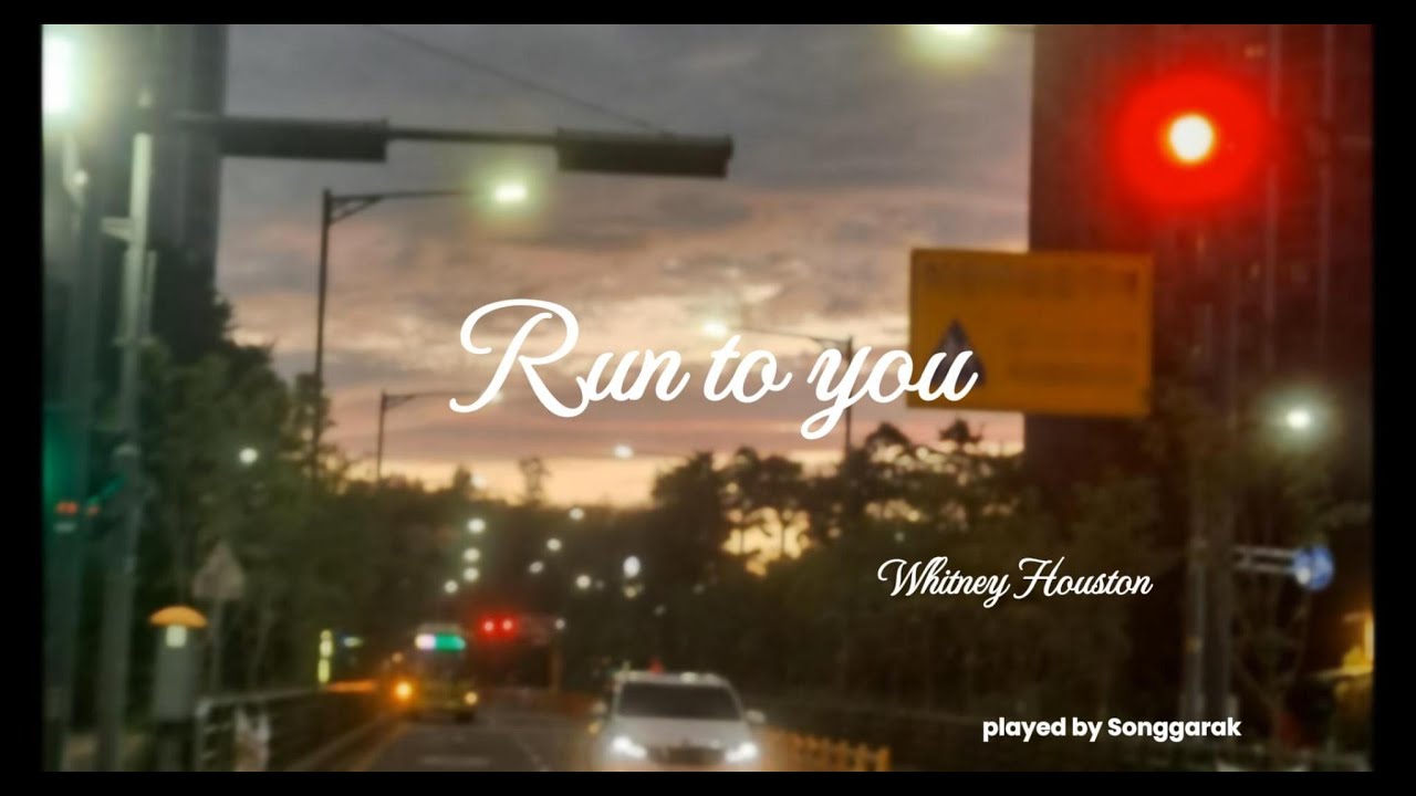 Run to you - Whitney Houston | Piano version | MR | 1key down, G key