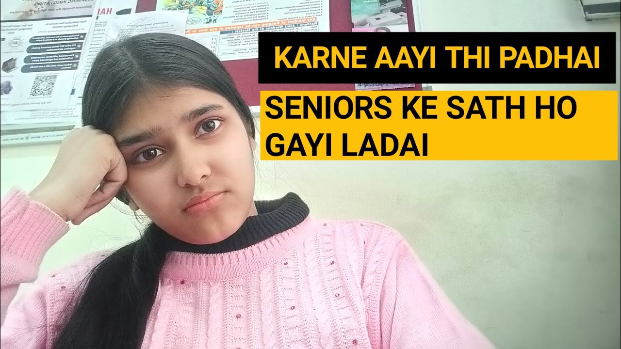 Random day of my life | study and senior behaviour  🤦🏻‍♀️😱| SMVDU Vlog