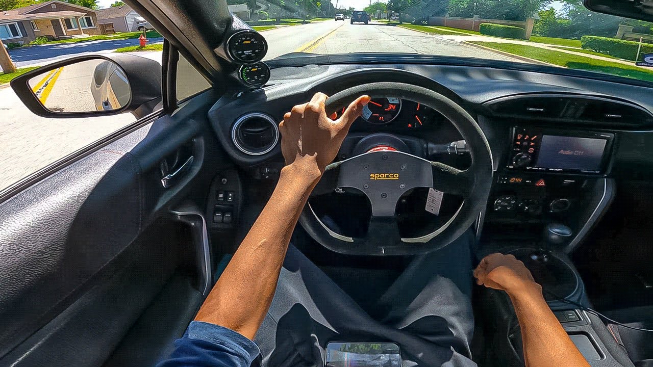 THE NEW PROJECT CAR!! INSANE FIRST DRIVE IN MY TURBO 2013 SCION FRS!! *POV*
