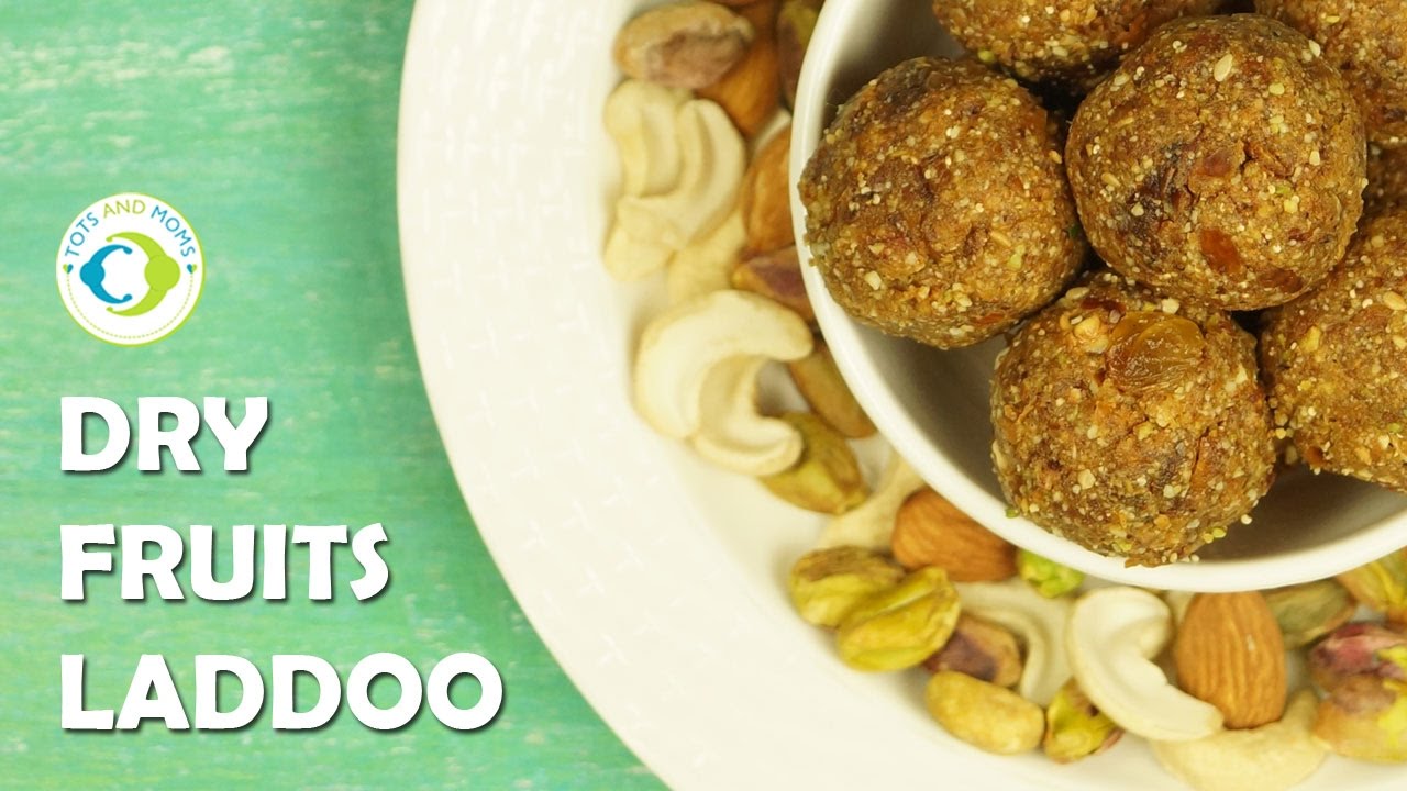 Dry Fruits Laddoo for Babies, Toddlers, Kids, Pregnant or Lactating Women -