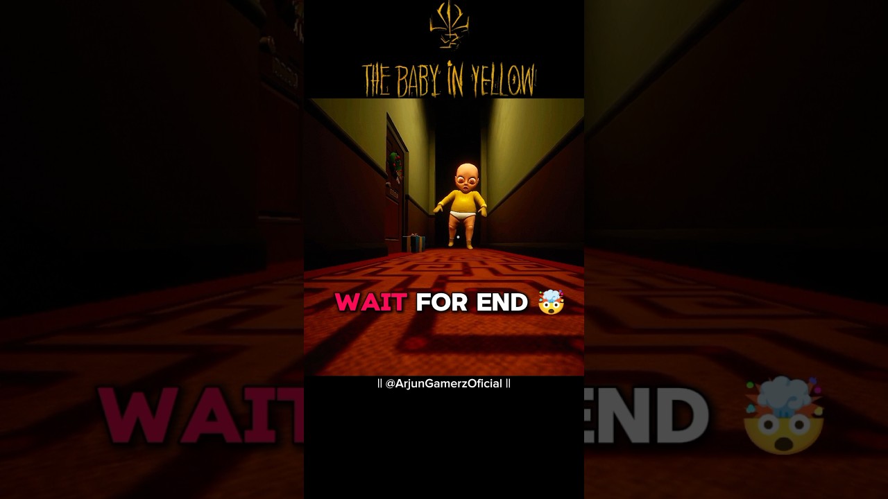 The Baby In Yellow Scary Ending With Rabbit 🤯🔥 #thebabyinyellow #granny #shorts #shortfeed