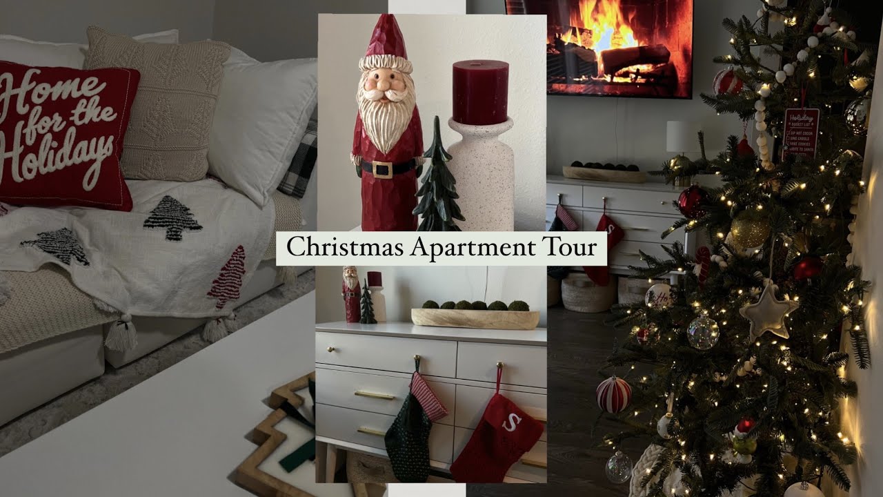 Christmas Decor Apartment Tour 2022