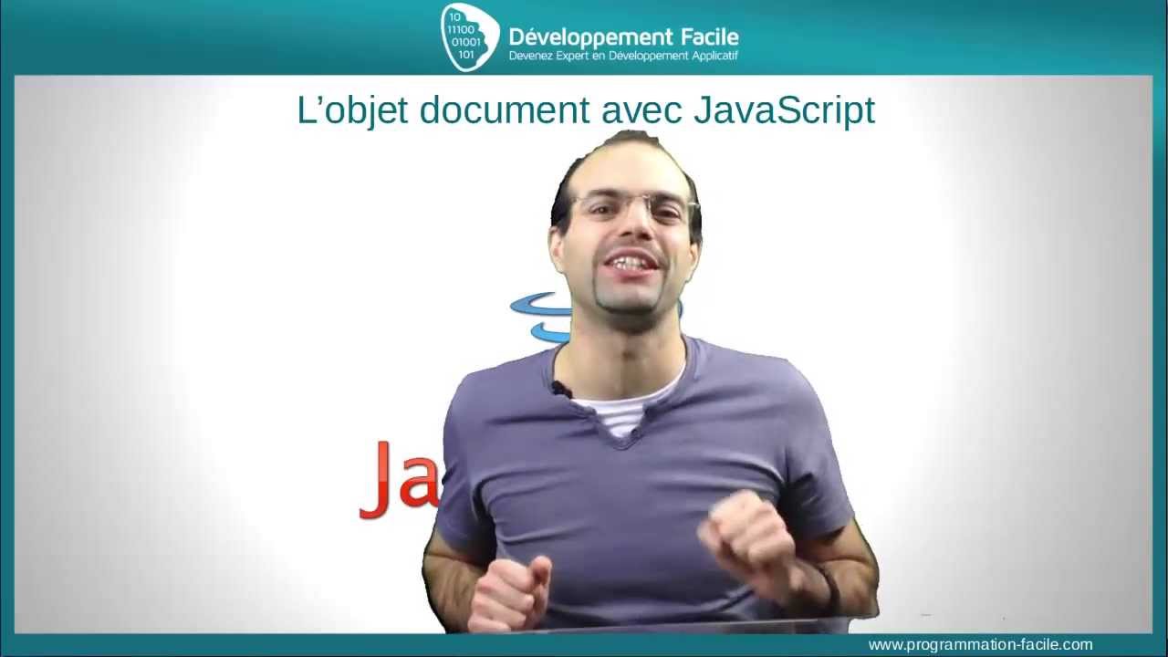 Comment utiliser objet document avec JavaScript