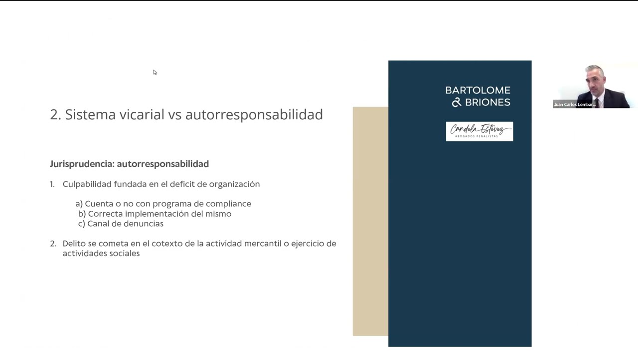 Webinar: Compliance y Responsabilidad Penal Corporativa