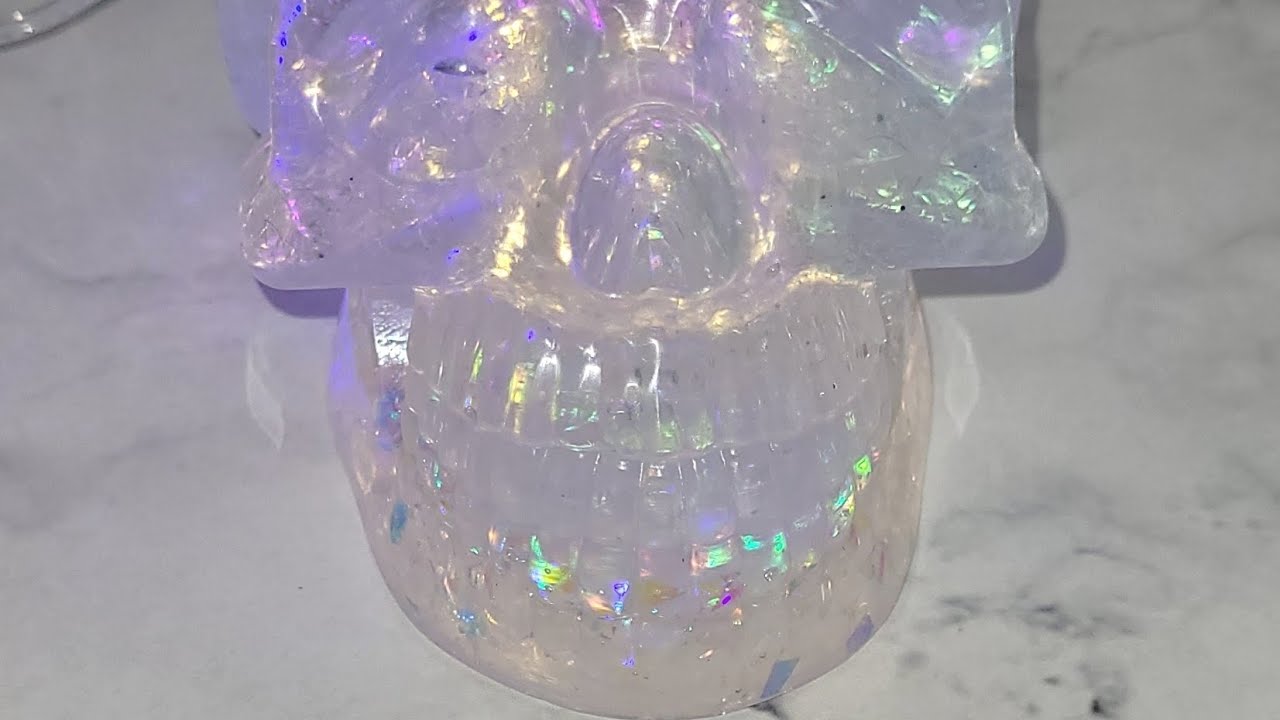 Making a Resin Skull with LED Lights