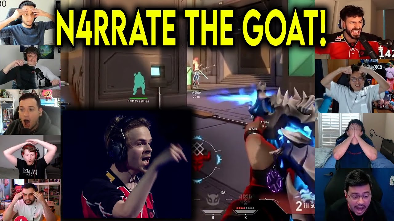 Valorant Streamers Reacts To Sen N4RRATE Insane 1v5 CLUTCH Against Fnatic In Masters Toronto