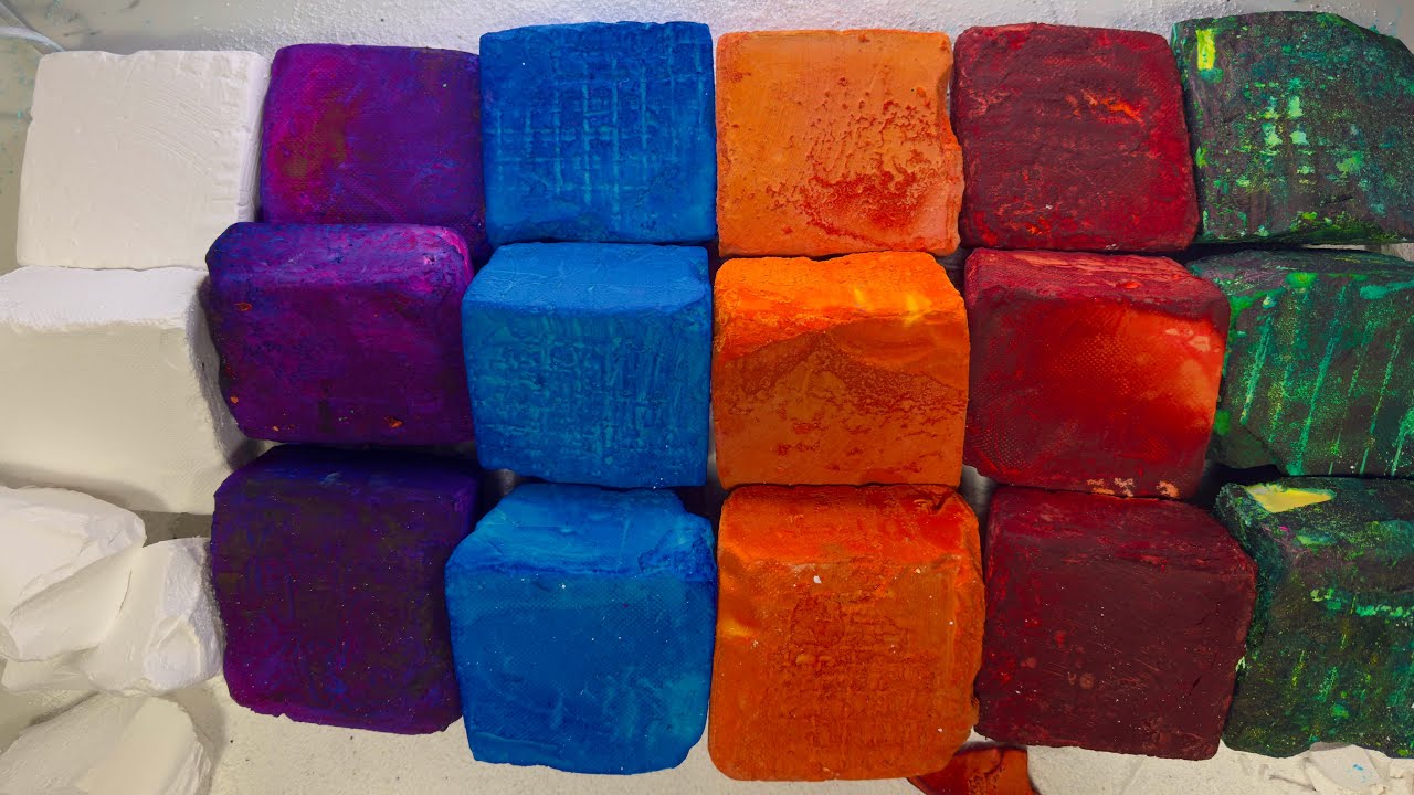 “Sped Up” BSN DUPE Rainbow 🌈 Dyed Unpolished Jumbo Blocks | like share and hype it 
