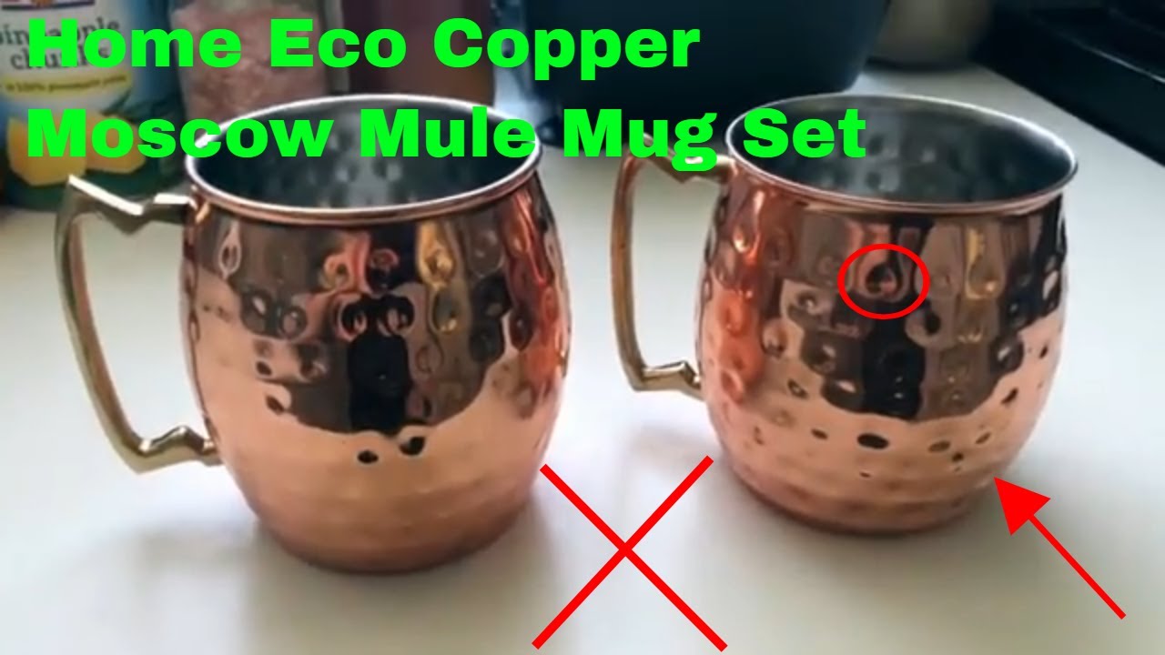 ✅  How To Use Home Eco Copper Moscow Mule Mug Set Review