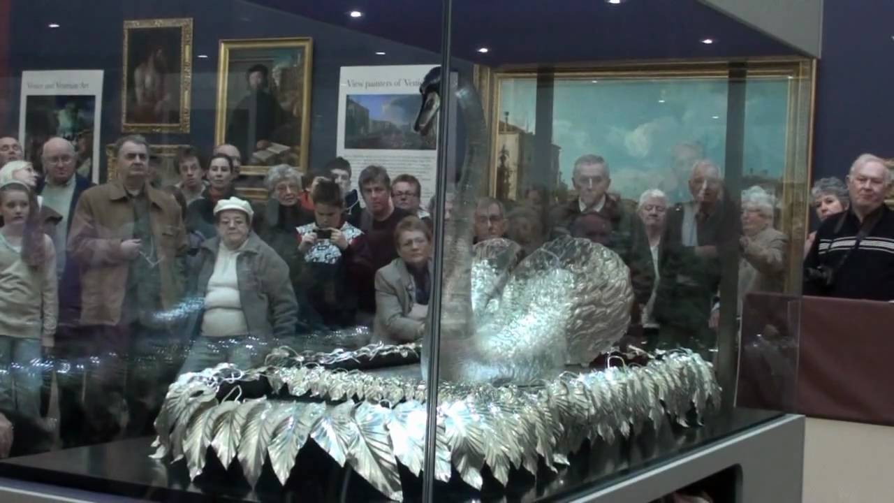 Silver Swan at Bowes Museum uk