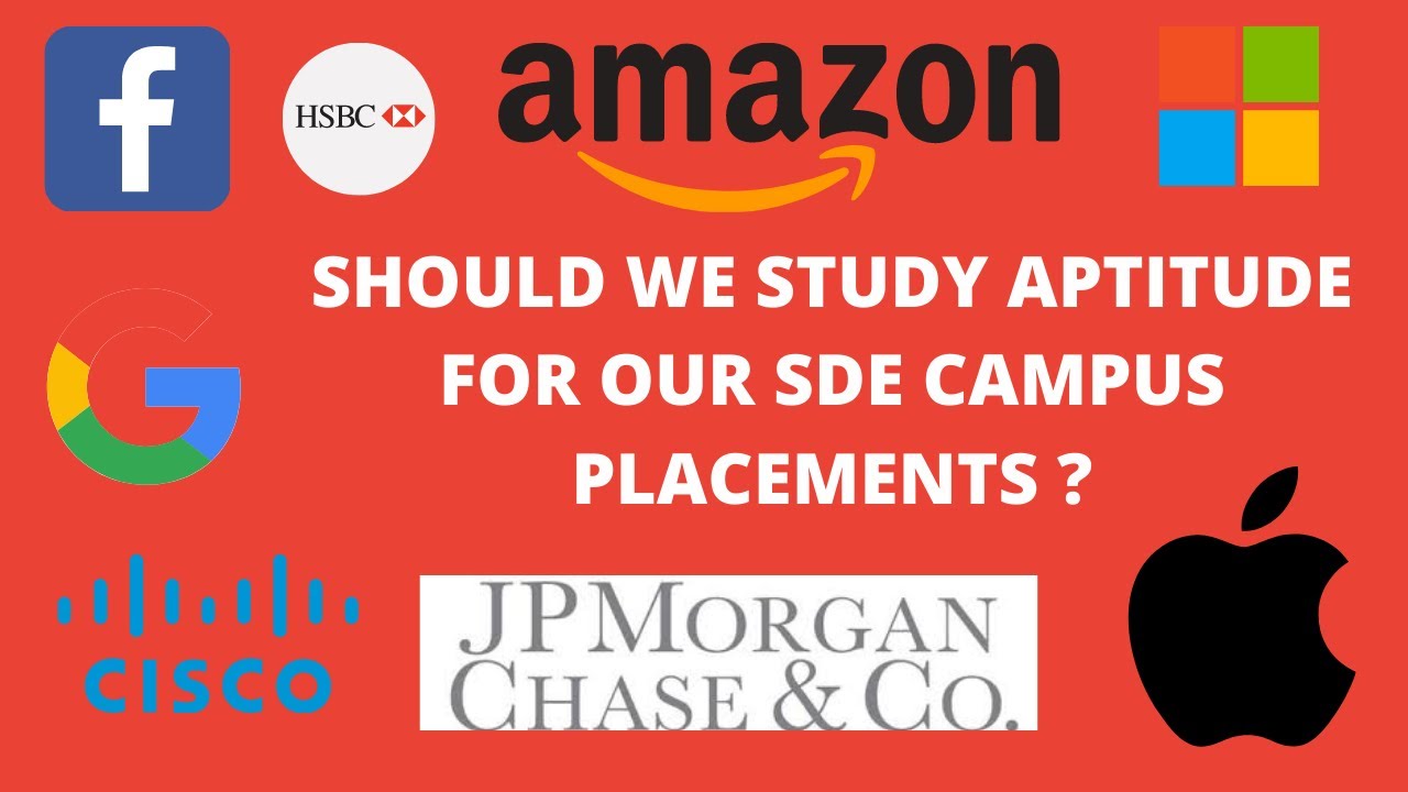 All about Aptitude for SDE Placements | Placement Talks