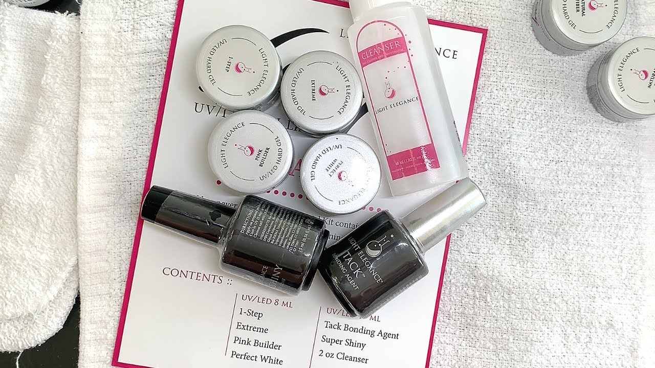 QUICK PEAK at LIGHT ELEGANCE. ACRYLIC & HARD GEL KITS