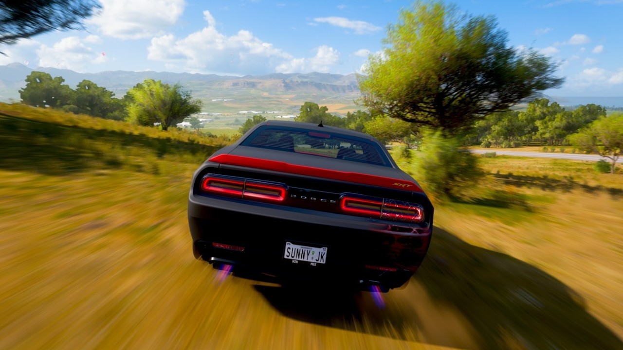 THE DEVIL DODGE CHALLENGER FORZA HORIZON GAMEPLAY 5