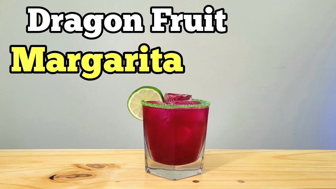 How to make a Dragon Fruit Margarita Cocktail - Cinco de Mayo