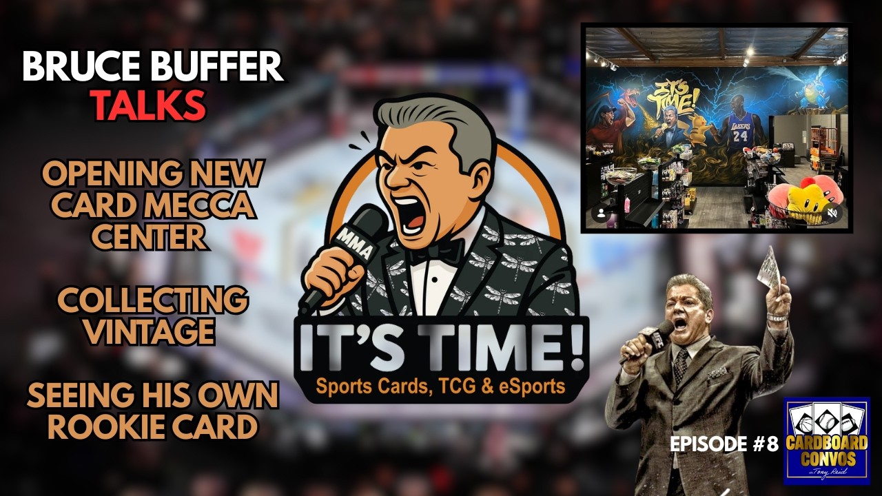 Cardboard Convos Episode #8: Bruce Buffer Talks Opening Card Mecca Center, Collecting Vintage & More