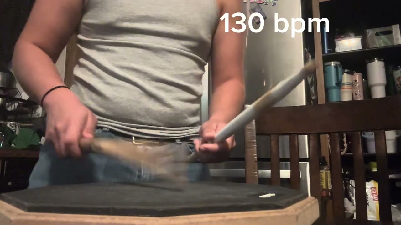 8s @ 120,130 & 140 snare 