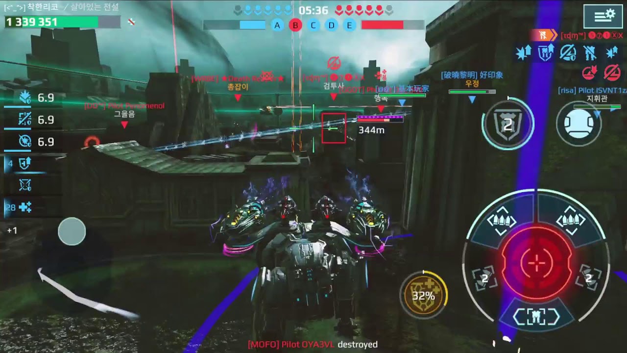 WAR ROBOTS 워로봇 의무방어전 구독,좋아요 부탁합니다... 3.6