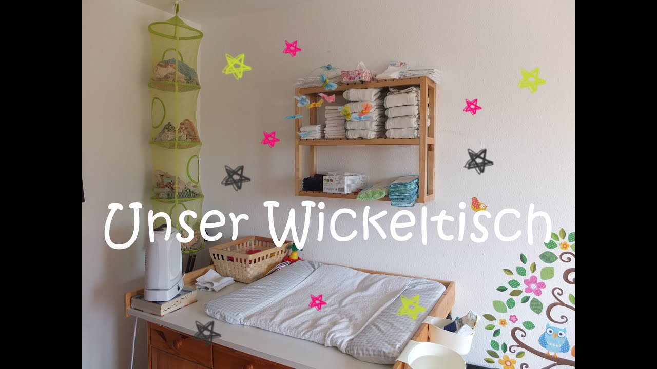 Unser Wickeltisch / Wickeln mit Stoffwindeln