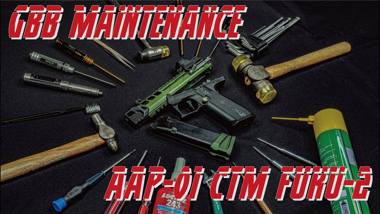 Airsoft GBB Maintenance - Complete CTM AAP-01 Disassembly & Assembly ASMR