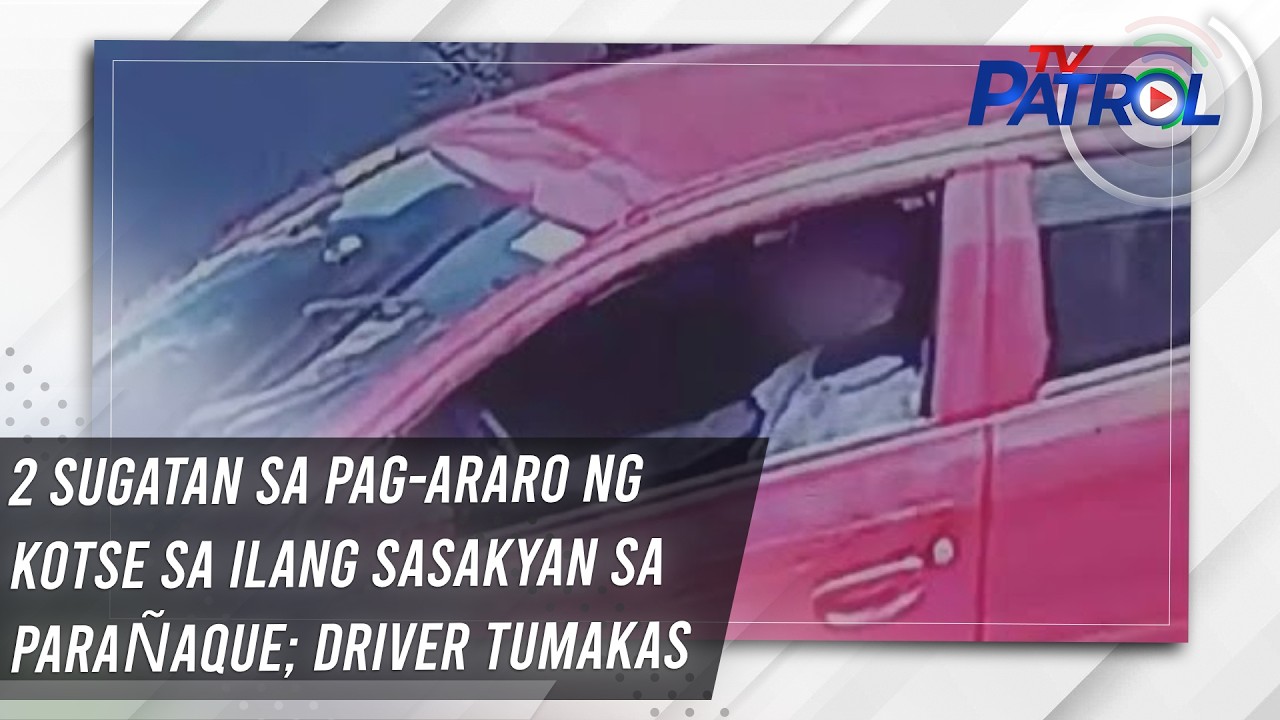 2 sugatan sa pag-araro ng kotse sa ilang sasakyan sa Parañaque; driver tumakas | TV Patrol