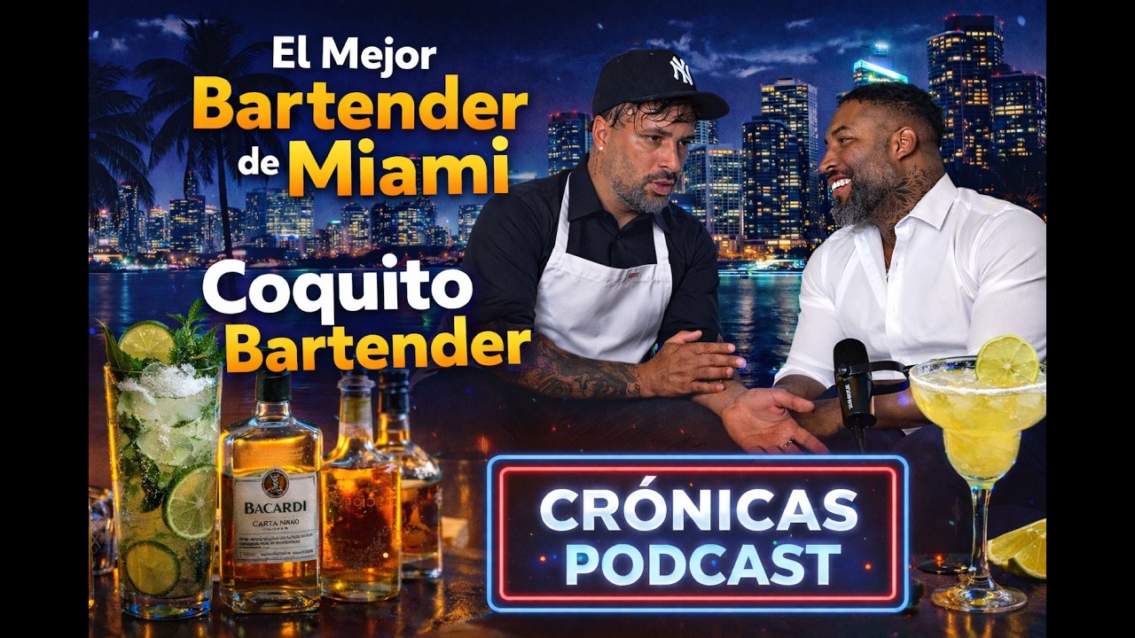 ANIER EL COQUIITO DICE QUE ES EL MEJOR BARTENDER DE MIAMI